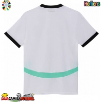 Camisa de Futebol Áustria Equipamento Secundário Europeu 2024 Manga Curta